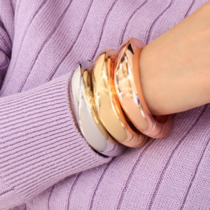 Women’s rhodium bracelet